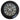 22'' Black Clock - Roman Numerals - Magasins Hart | Hart Stores